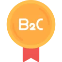 An icon about B2C Business..